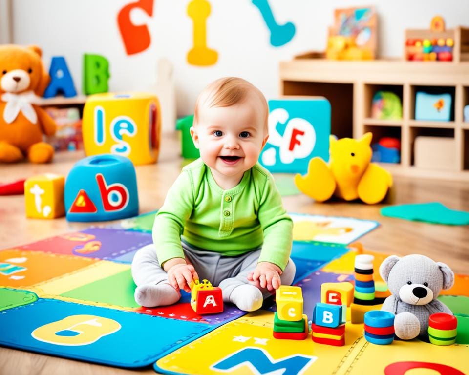 Educatief babyspeelgoed voor baby's ontwikkeling