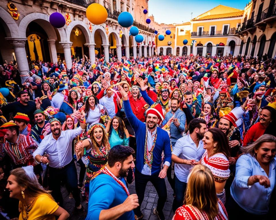 De levendige straatfestivals van het Spaanse Valencia