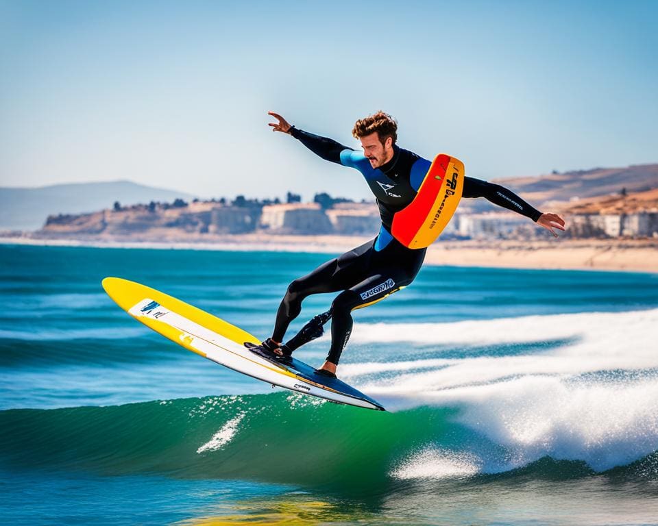 Wingfoilen in Costa da Caparica