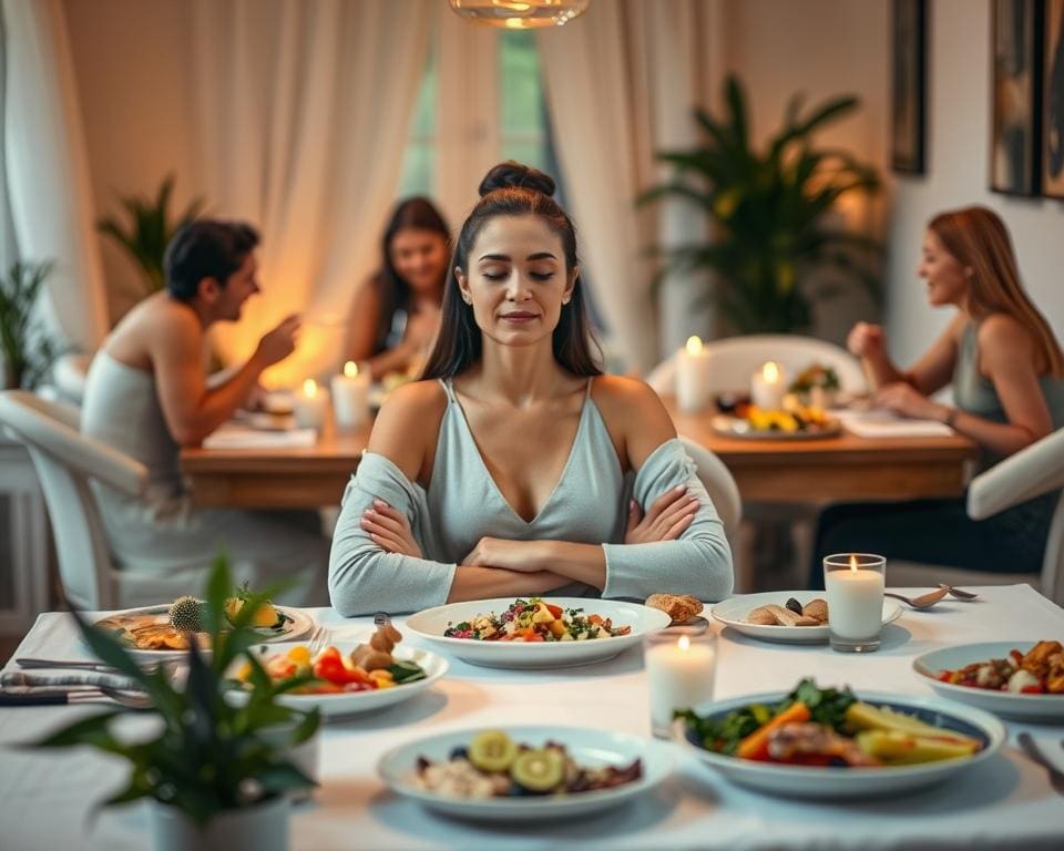 Hoe je mindful kunt blijven eten tijdens sociale gelegenheden