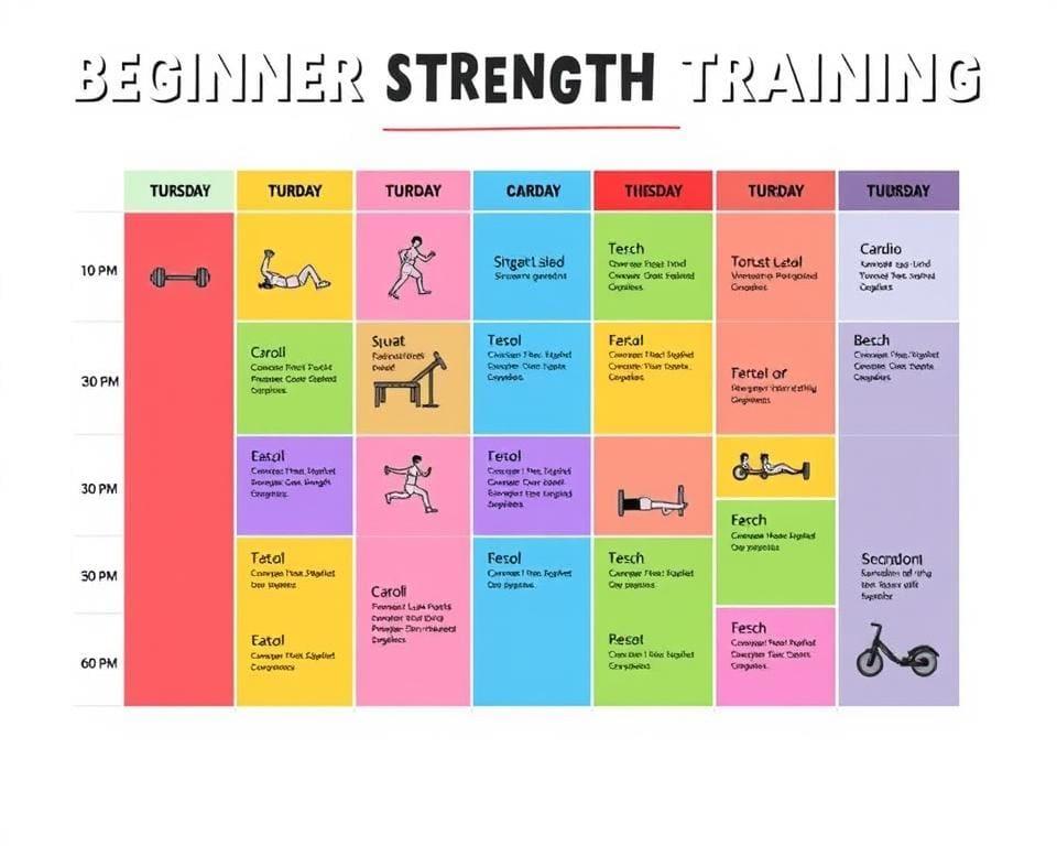 Krachttraining schema voor beginners