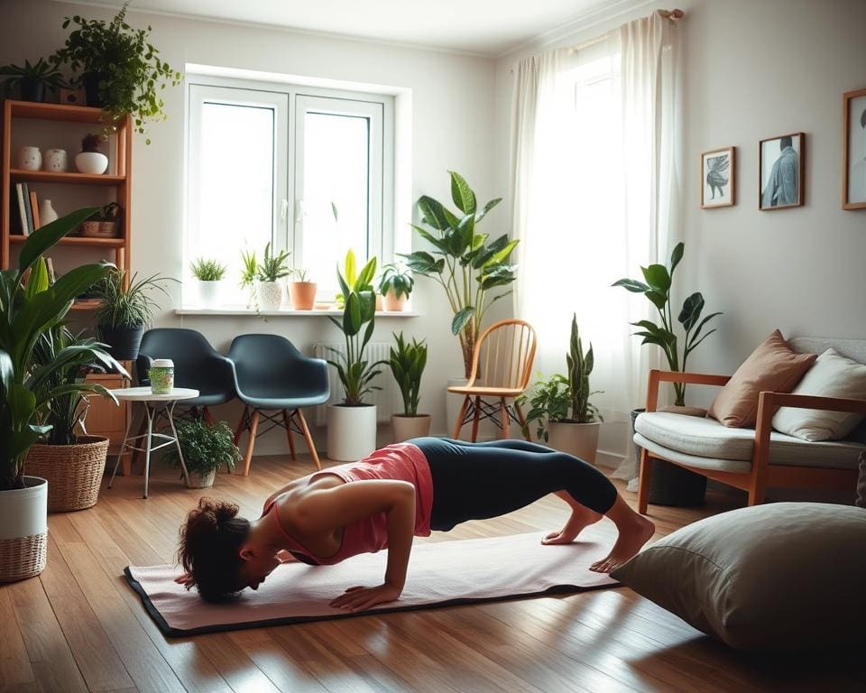 Krachttraining thuis zonder gewichten: zo doe je dat