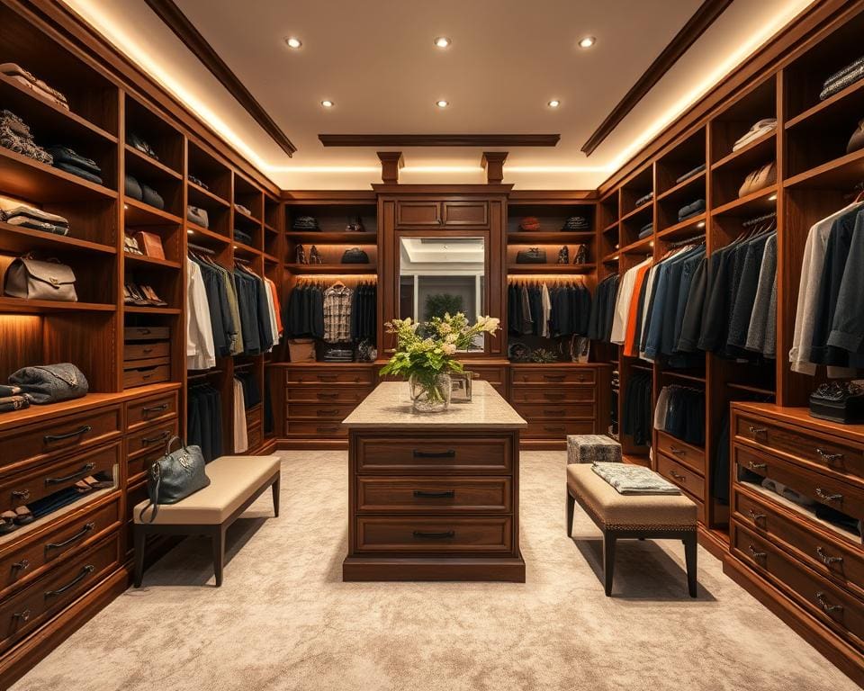 Walk-in closet design trends