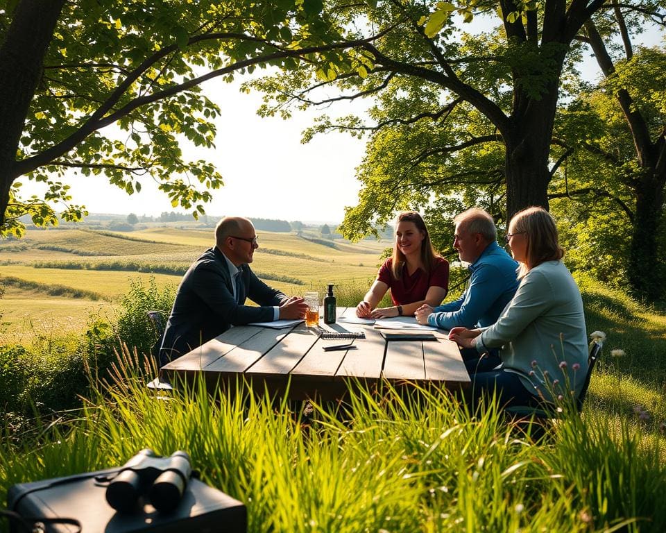 Productief vergaderen in de natuur van Schiermonnikoog