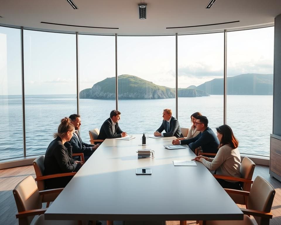 Welk effect heeft een vergaderdag op een eiland?