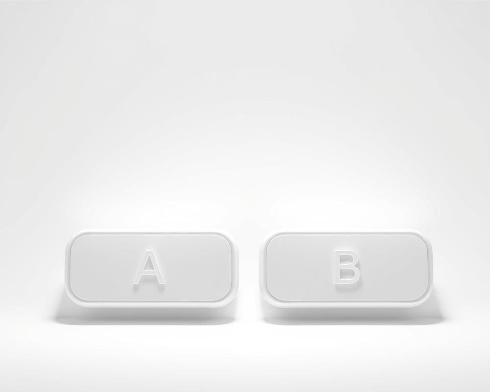A/B testen knoppen A/B testen knoppen