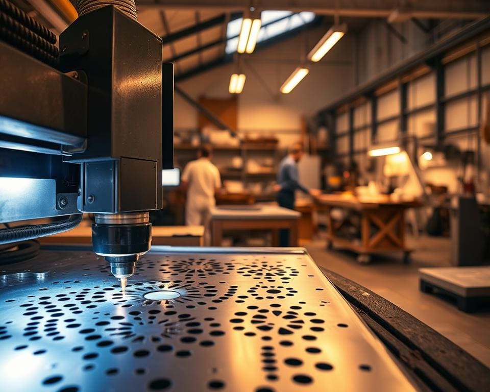 Hoe wordt finishen gecombineerd met lasersnijden?