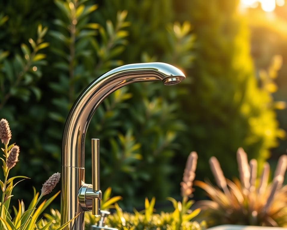 Wat doet een slimme kraan in de tuin?