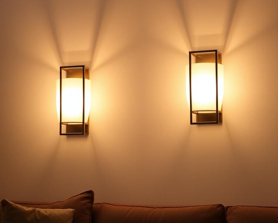 Decoratieve wandlampen voor een warme sfeer