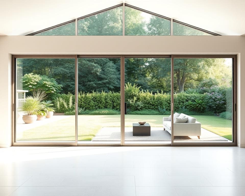 Een schuifpui die tuin en woonkamer verbindt