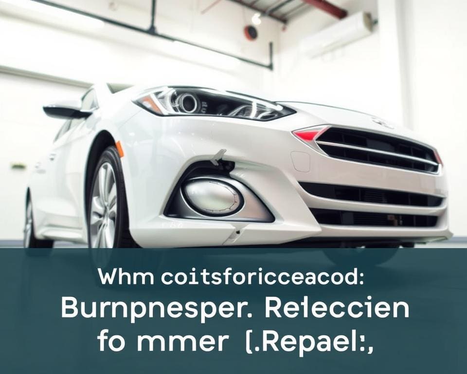 Wanneer kies je voor lakschade bumper herstel?