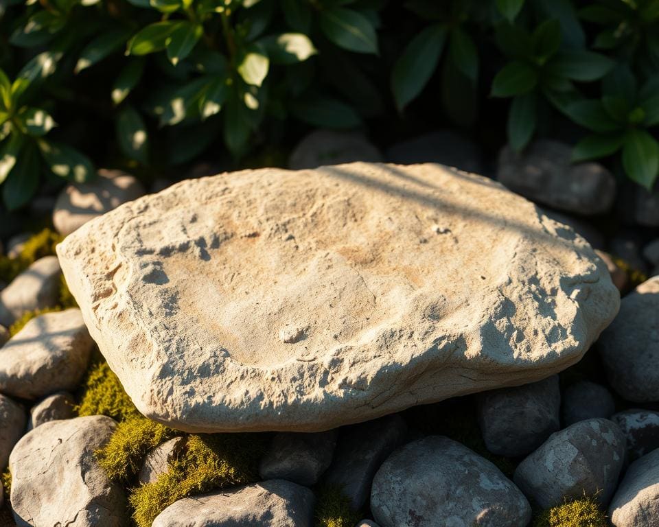 Wat maakt steen een rustgevend element?