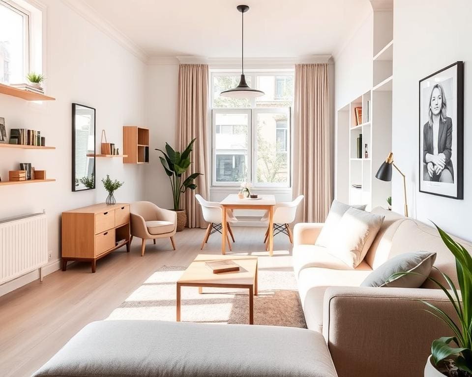 Hoe creëer je meer ruimte in een klein appartement?