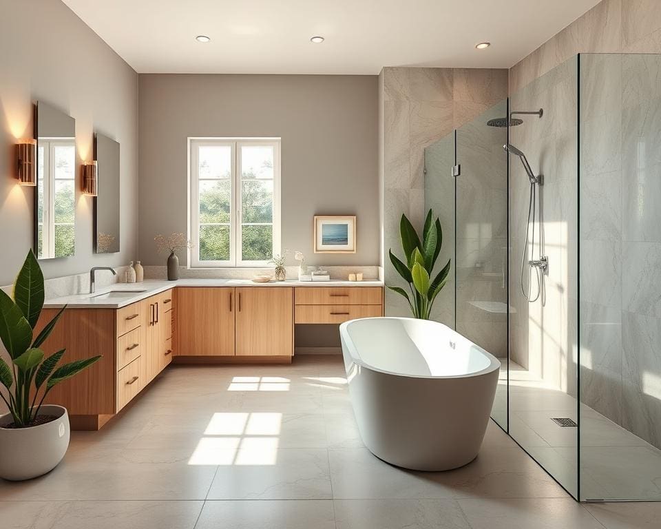 Hoe richt je een badkamer praktisch en mooi in?