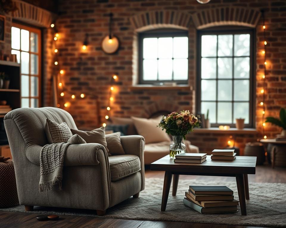 Hoe richt je je leefruimte knus en warm in?