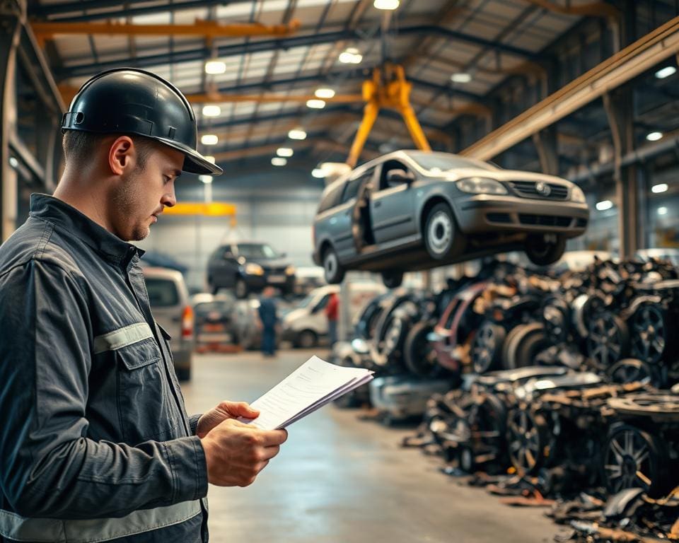 Hoe werkt een autosloopbedrijf met RDW vrijwaring in Nederland?