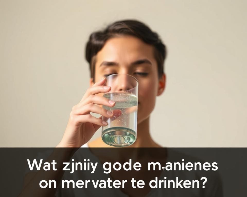 Wat zijn goede manieren om meer water te drinken?