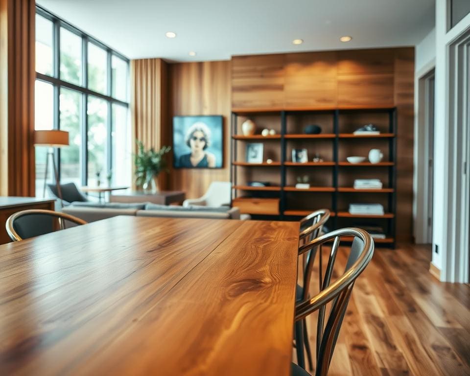 Hoe combineer je hout en metaal stijlvol?