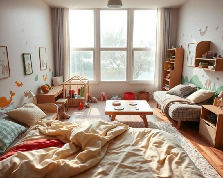 Hoe combineer je slapen en spelen in één ruimte?