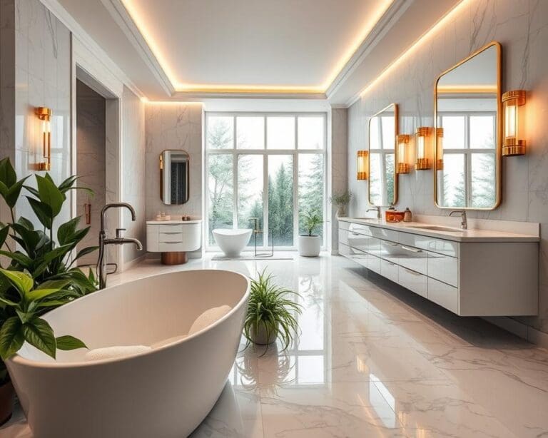 Hoe creëer je een luxe badkamerlook?