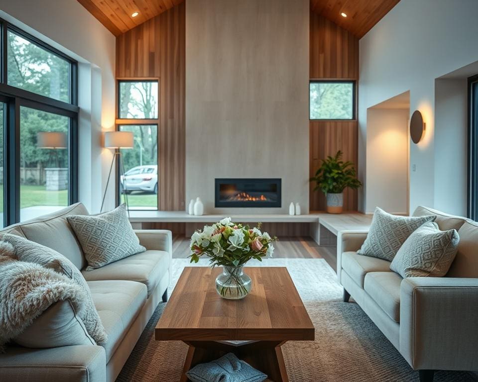 Hoe creëer je een modern interieur met warmte?