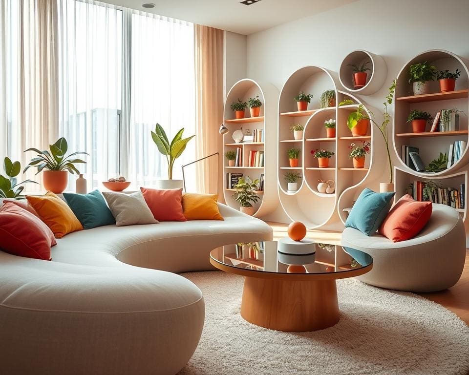 Hoe creëer je speelsheid met ronde vormen?