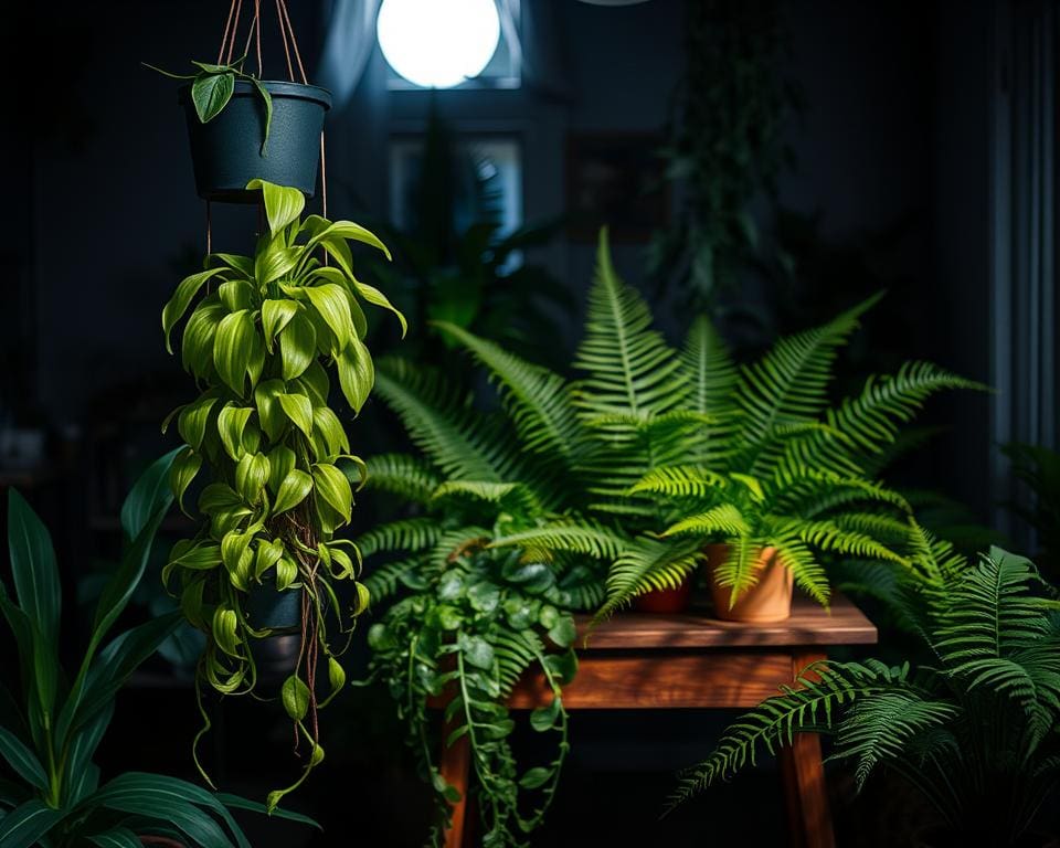 Hoe kies je kamerplanten voor donkere ruimtes?