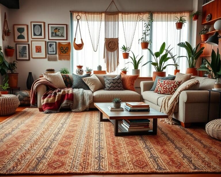 Hoe richt je een bohemian interieur sfeervol in?