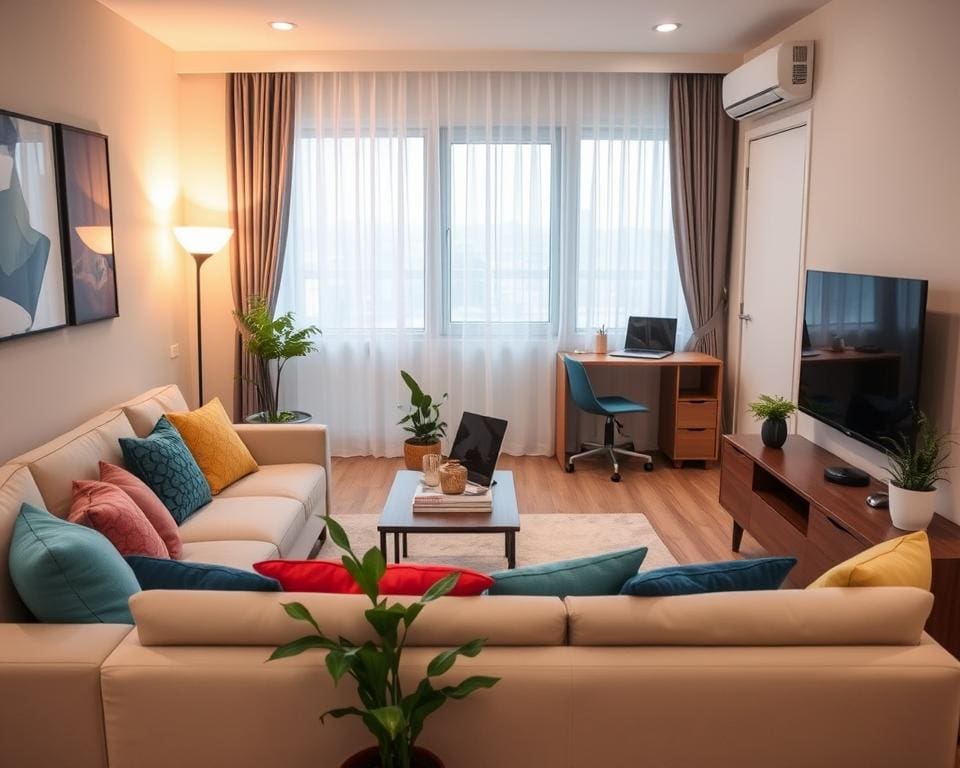 Hoe richt je een kleine woonkamer optimaal in?