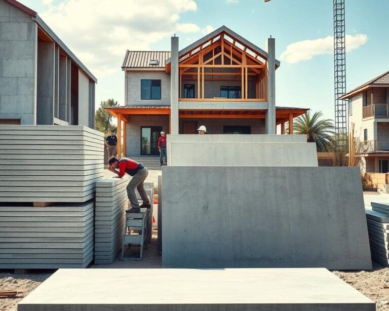 Hoe werken prefab beton elementen in woningbouw?