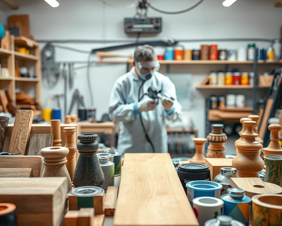 Voor welke materialen is natlakspuitwerk geschikt?