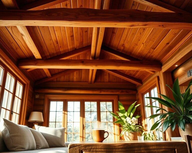 Waarom voelt een houten plafond zo gezellig?