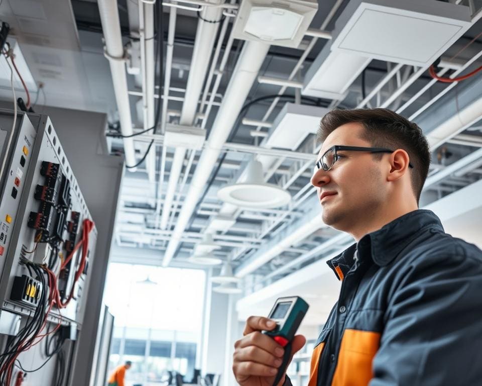 Wat doet een elektricien in utiliteitsbouw?