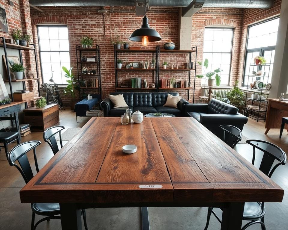 Welke meubels passen bij industrieel wonen?