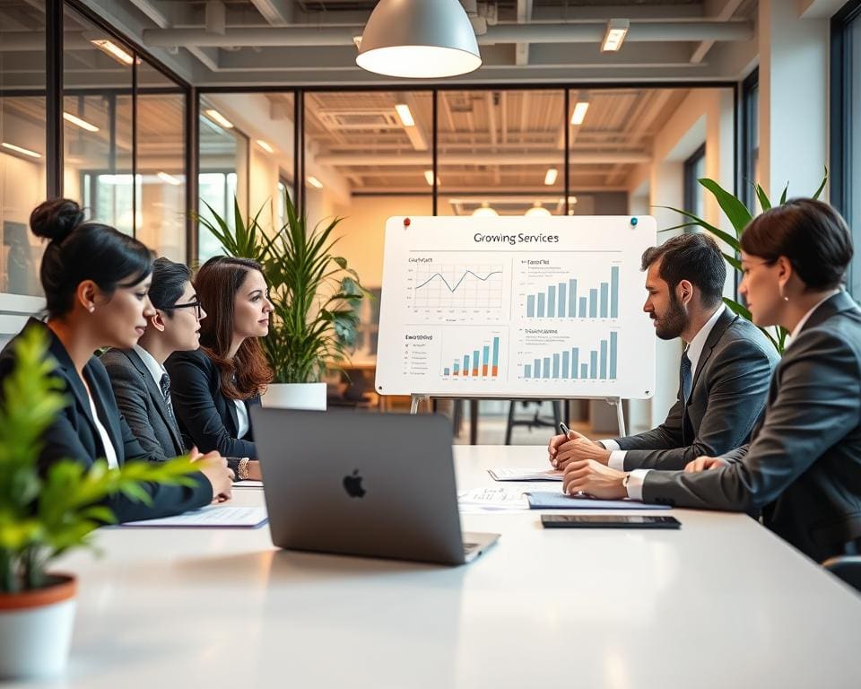 Hoe ondersteunen zakelijke diensten groeiende bedrijven?