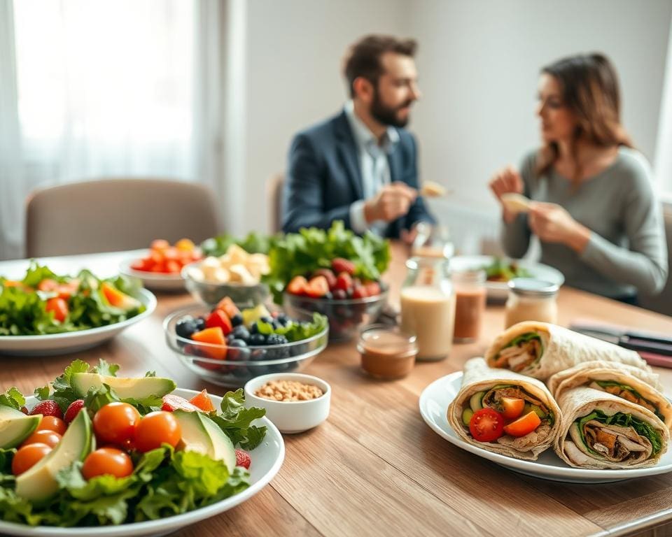 Wat zijn gezonde lunchideeën voor werk?