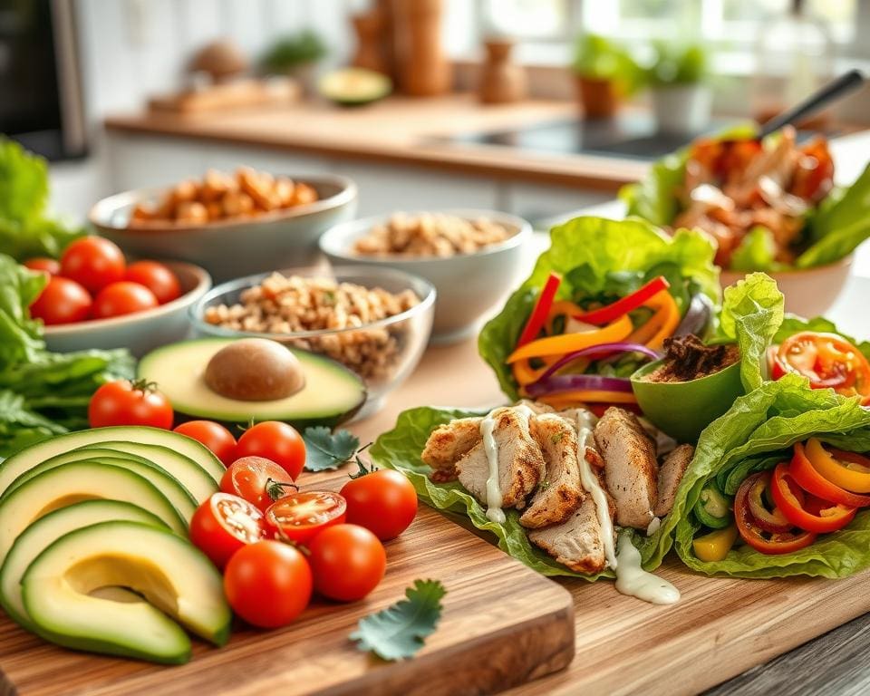 Wat zijn gezonde lunchopties zonder brood?