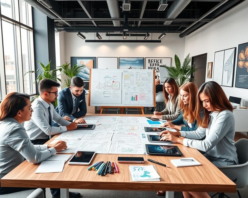 Welke beroepen combineren creatief en zakelijk werk?