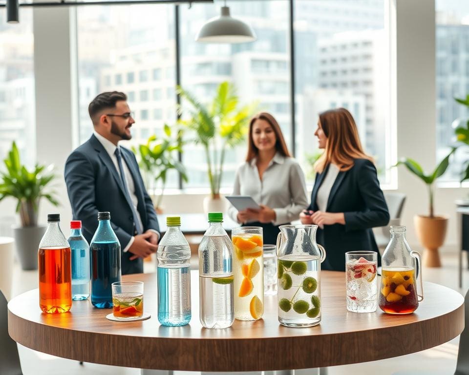 Welke drank is goed voor hydratatie op kantoor?