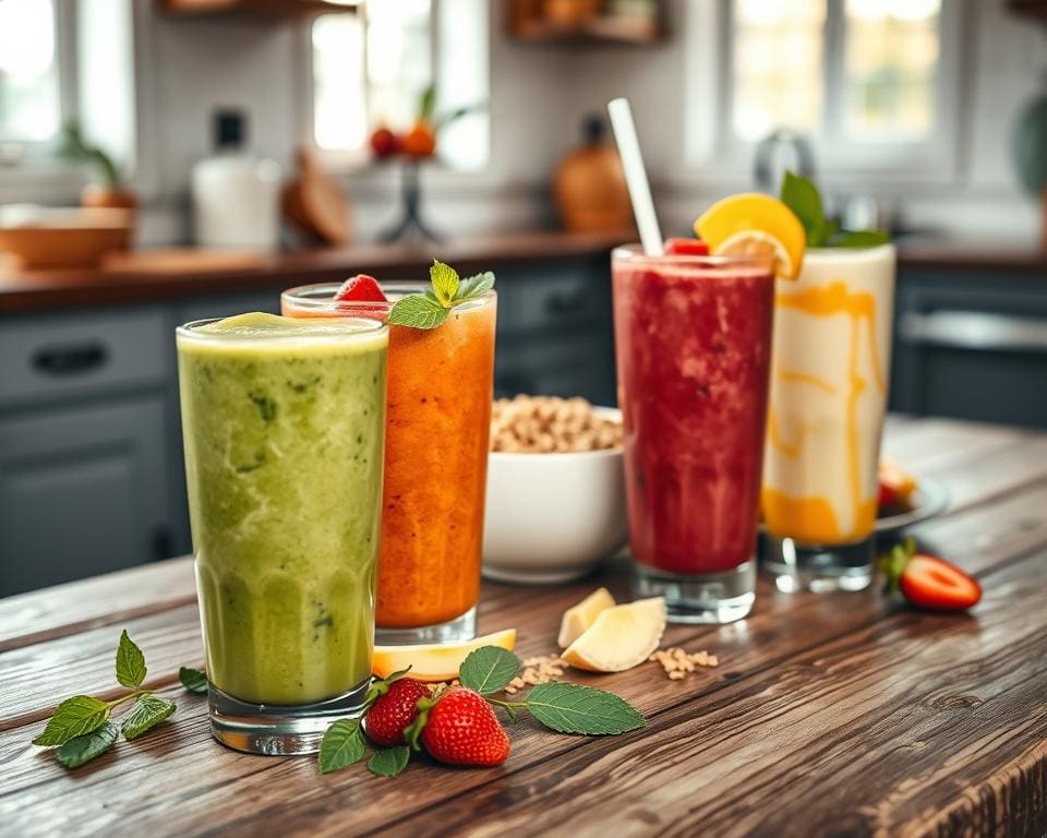 Welke smoothies zijn geschikt voor ontbijt?