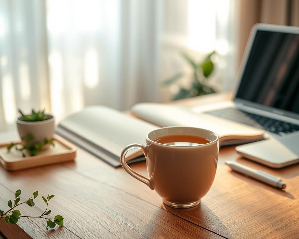 Welke thee helpt bij stress op het werk?