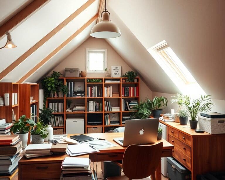 Hoe richt je een zolder in als werkruimte?