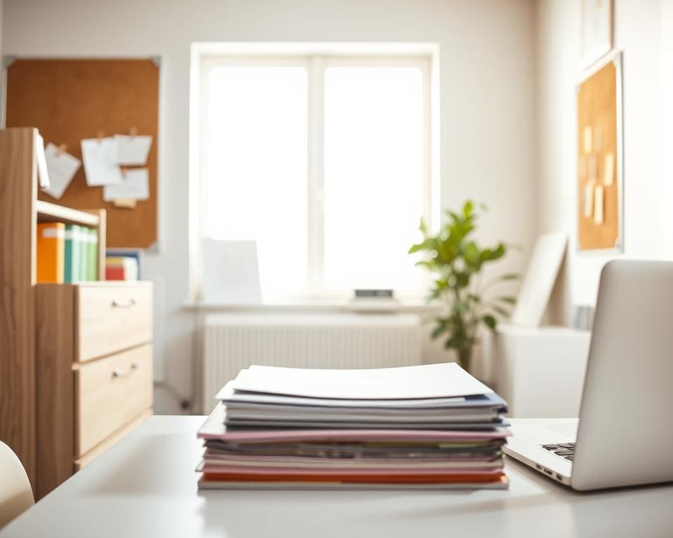 Opbergruimte creëren voor werkdocumenten