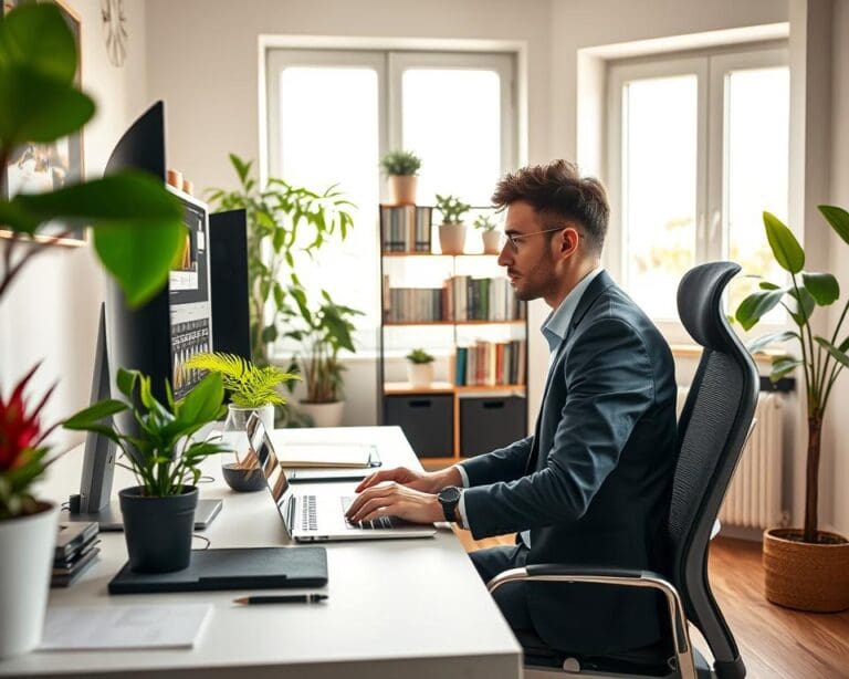 Thuiswerkplek optimaliseren voor productiviteit