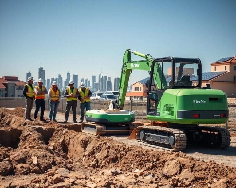 Waarom kiezen aannemers voor elektrische bouwmachines?
