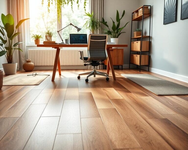 Welke vloer is geschikt voor een kantoor aan huis?