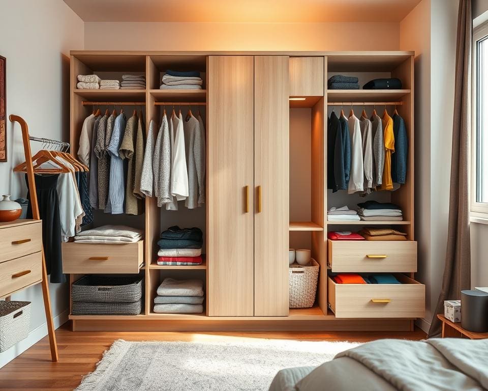 Hoe kies je een praktische kledingkast voor de slaapkamer?