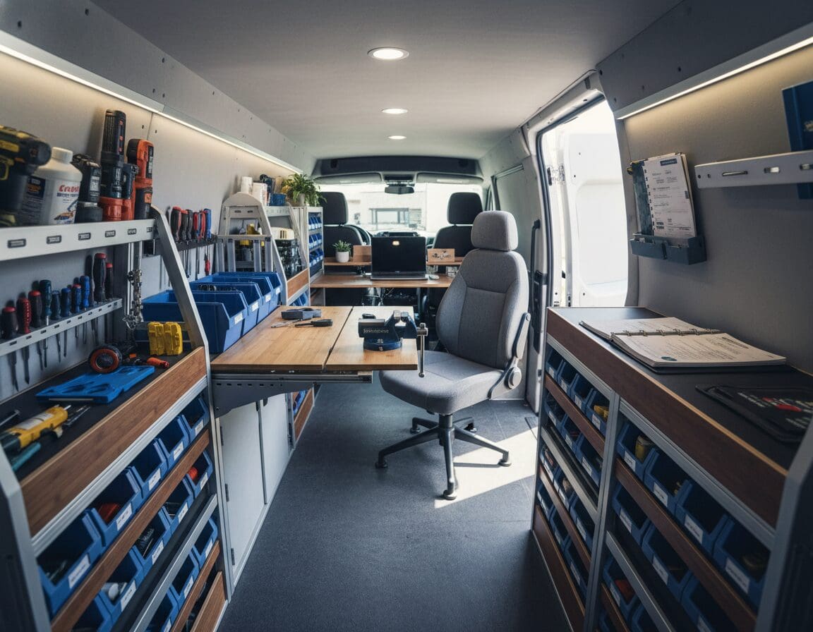 bedrijfswagen inrichten