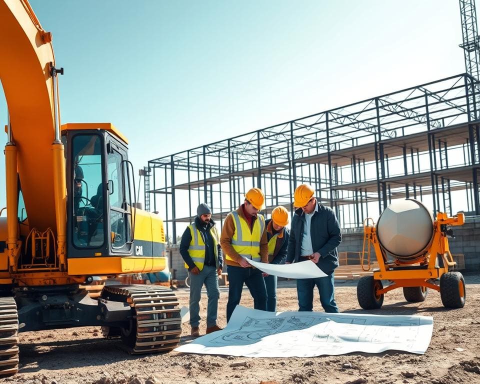 bouwprojecten apparatuur