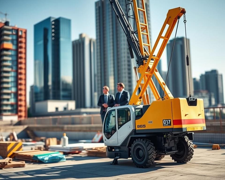 minihijskraan huren 16 meter